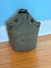 U.S. Military-Style Metal Canteen with Cover