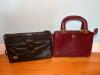 Two Etienne Aigner Leather Handbags
