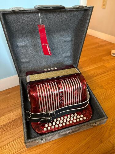 Hohner Club II B Accordion with Case