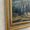 37" x 29" Framed Signed Oil Painting of Jungfrau Mountain - 3