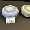 Pair of Jasperware Style Lidded Trinket Boxes - 7