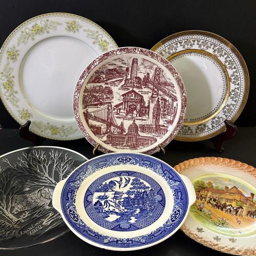 Mixed Lot of Six Decorative and Collectible Plates