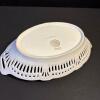 West German Porcelain Bowls and Pierced Serving Tray Lot - 7