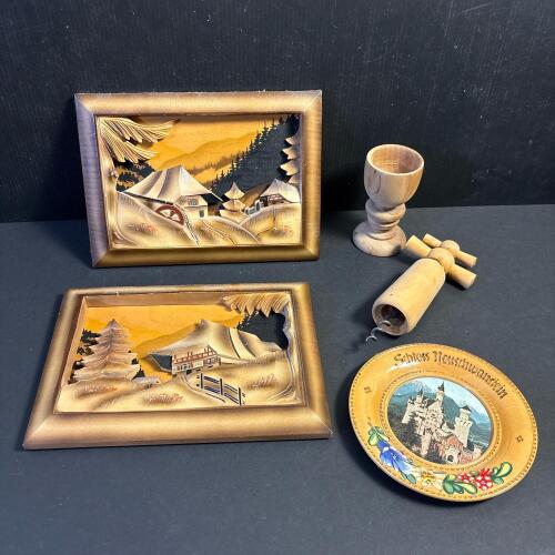 Wooden Decor and Kitchenware Lot