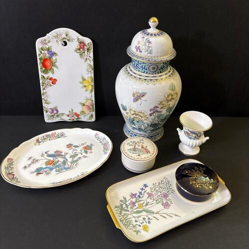 Assorted Decorative Porcelain Tableware Seven Piece Lot