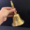 Pair of Brass Handbells and Brass Ashtray - 2