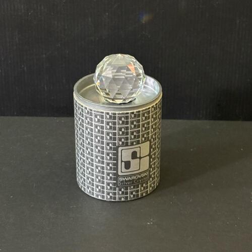 Swarovski Silver Crystal Faceted Paperweight