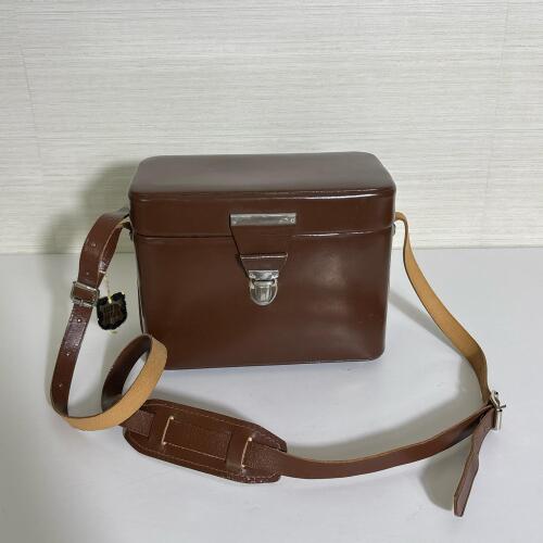 Vintage Brown Leather German Camera Case