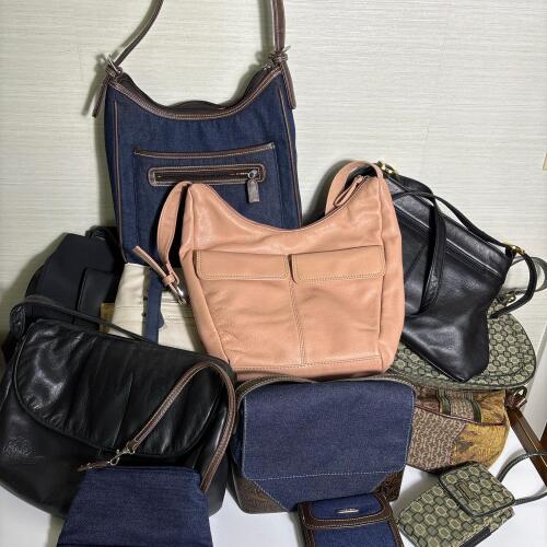 Lot of Handbags and Purses: Nine West, Stone Mountain, & Others