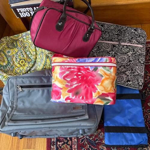 Assorted Bags, Laptop Case, & Lunchboxes Lot