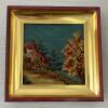 Framed Needlepoint Landscape, Dated 1965