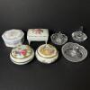 Porcelain Trinket Boxes and Crystal Ring Holders Lot