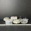 Porcelain Trinket Boxes and Crystal Ring Holders Lot - 11