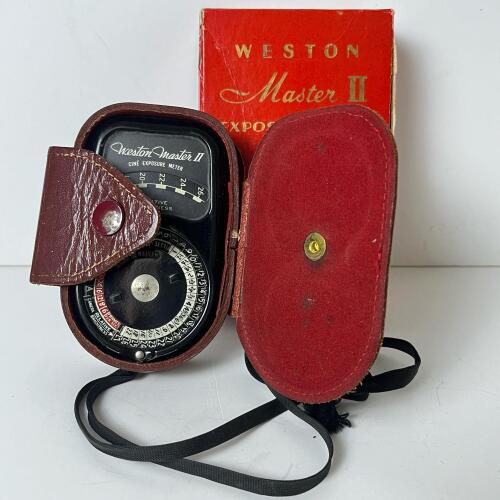 Weston Master II Exposure Meter with Case