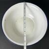 Pair White Enamelware Utility Bowls - 6