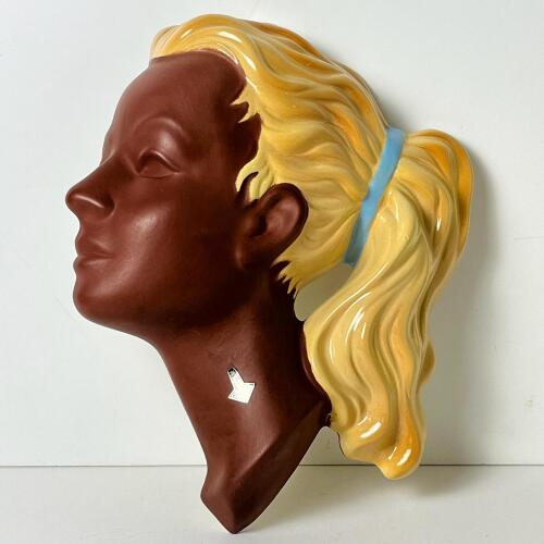 Ceramic Wall Mask by Cortendorf Germany