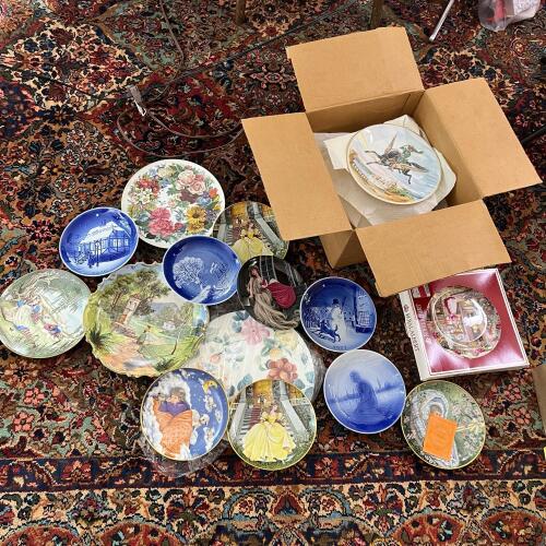Assorted Collector Plates, Royal Albert, Bing & Gr&oslash;ndahl