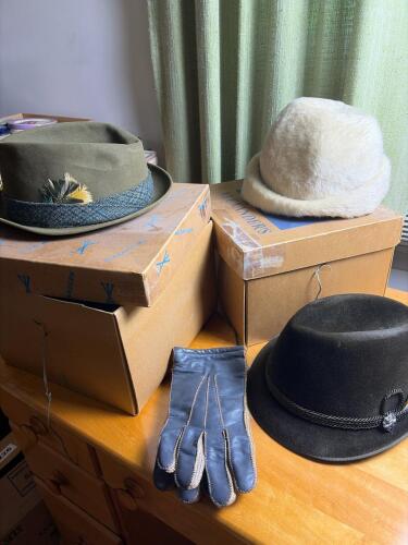 Vintage Ladies & Men's Hats