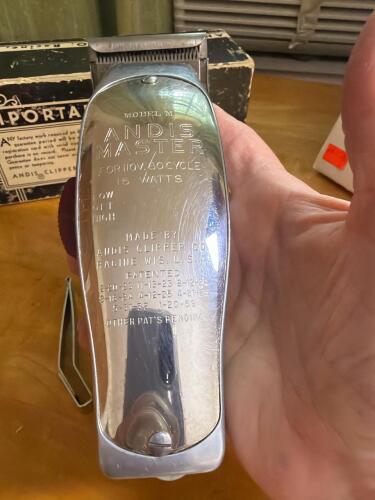 Andis Master Model M Hair Clipper with Craftsman Razor