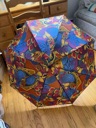 Jones New York Colorful Print Umbrella