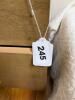 Three-Drawer Wood Nightstand with Brass Pulls - 11