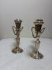 Pair Reed & Barton Weighted Sterling Candelabras - 2