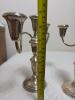 Pair Reed & Barton Weighted Sterling Candelabras - 5