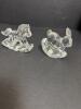 Mixed Lot Crystal and Ceramic Figurines - 6