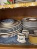 Assorted Mismatched Porcelain Dinnerware Sets - 4