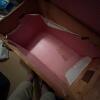 Wooden Shipping Trunk with United States Lines Label - 8