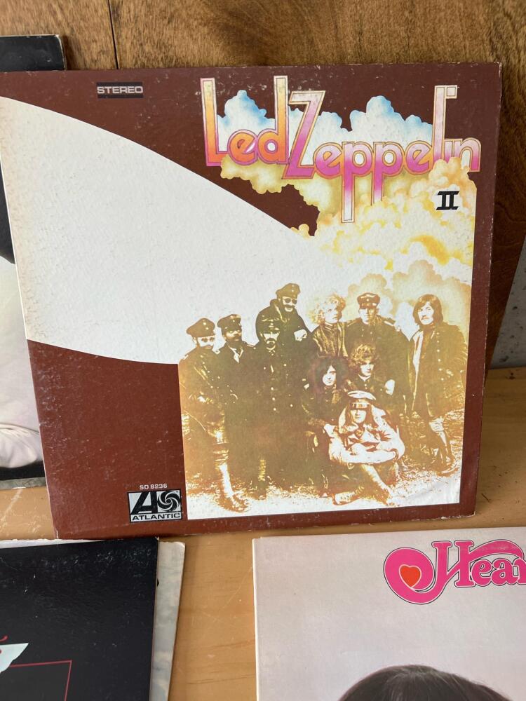 6 Iconic Classic Rock/Pop Vinyl LPs: Pink Floyd, Zeppelin, Aerosmith ...