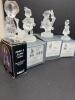 Miniature Lot of Mixed Lead Crystal Figurines - 3