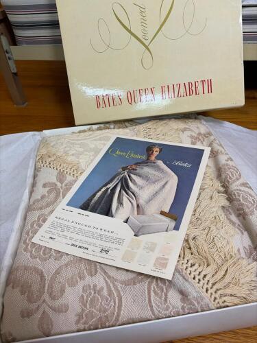 Bates Queen Elizabeth Queen Size Bedspread