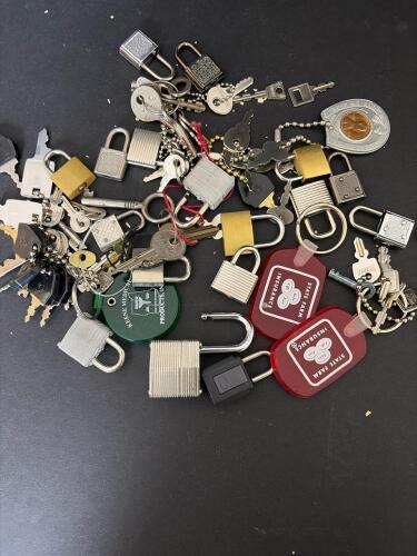 Assorted Padlocks and Keys Lot
