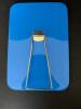 Pair of Blue Plastic Vanity Mirrors - 3