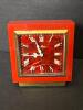 Seth Thomas Red & Gold Desk Clock Germany