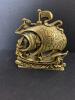 Peerage Brass Ship Bookend England