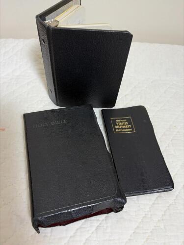 Holy Bible, Vest Pocket Dictionary, Address Book