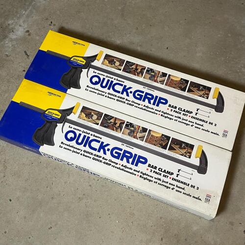 Quick-Grip Bar Clamps Two Pack Sets