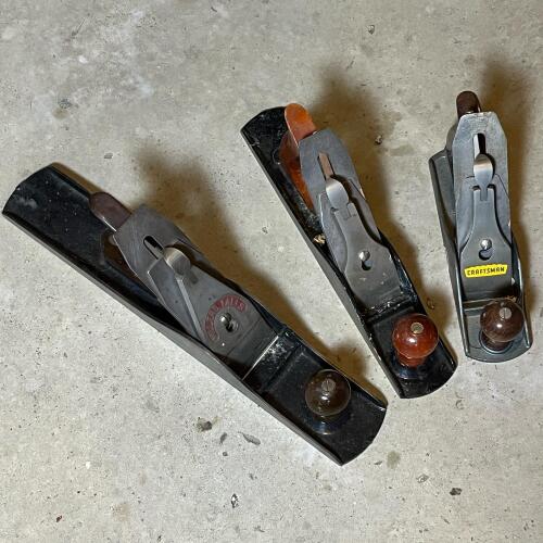 Trio Of Millers Falls Hand Planes