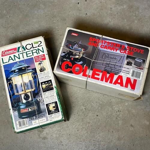 Coleman Lantern and Sportster II Stove