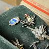 Alpine Trachten Hat with Bavarian Pins and Feathers - 8