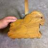 Hand Crafted Wooden Bunny Basket - 2