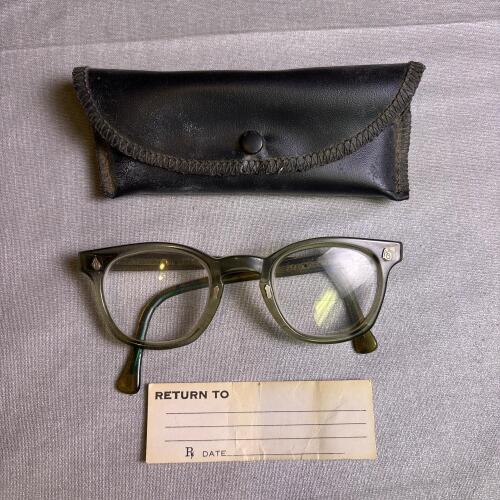 Vintage American Optical Flexi-Fit Safety Glasses with Case