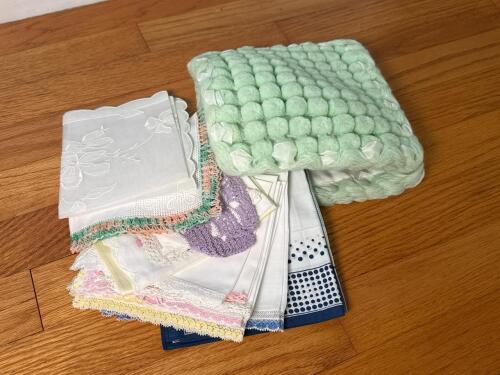 Vintage Embroidered and Lace Handkerchief Collection