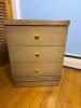 Mid-century Style Three-Drawer Nightstand - 2