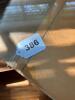 Mid-century style glass top coffee table - 8