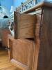 Set of 2 Oak Nightstand with Brass Pulls - 4