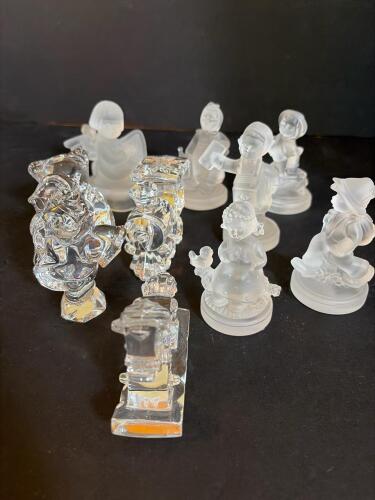 Goebel Crystal and Jonal Lead Crystal Figurines