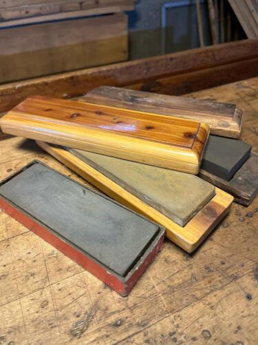 Three Blade Sharpening Stones